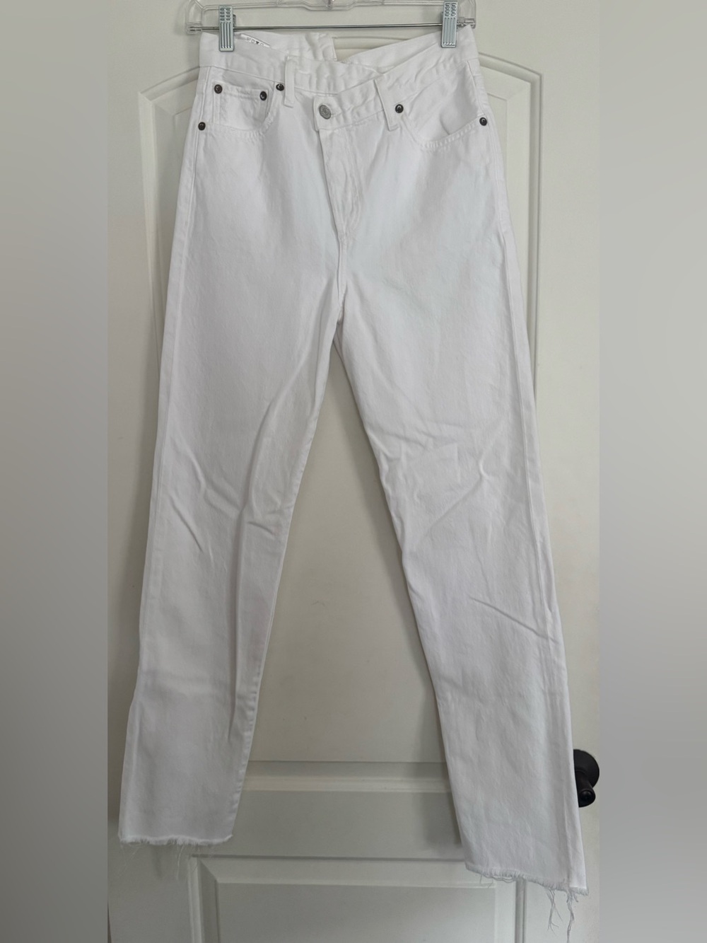 AGOLDE Criss Cross Straight Jeans